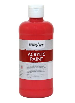 Handy Art Student Acrylic Paint 16 ounce, Phthalo Red,101-030