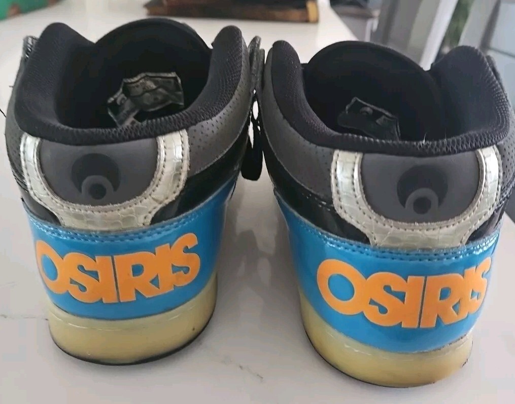OSIRIS NYC 83 Mid RARE snake/blue/orange/blk Mens US 11.5