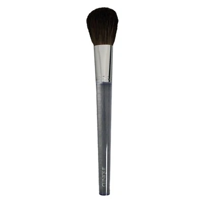 Clinique 7" Blush Brush Clear Professional Handel Full Size #033