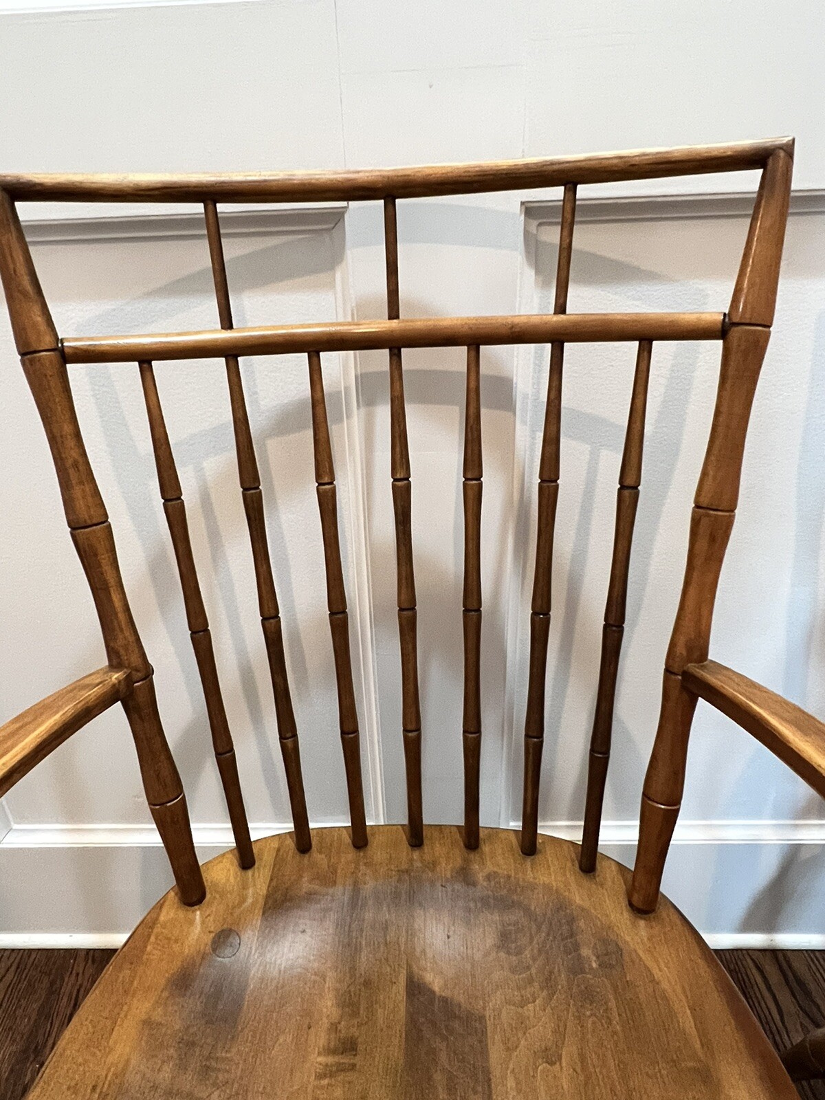 Set of 2 Ethan Allen Birdcage Arm Chairs Circa 1776 Maple 18 6801 Made