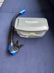 Scuba Max Goggles And Snorkel Mouthpiece