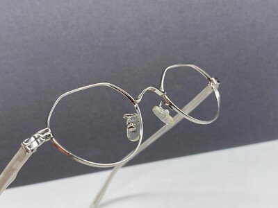 Lafont Brille Herren Damen Rund Crown Panto Silber kleine Gläser email NP: 399 