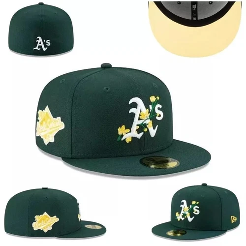Neu Oakland Athletics Baseball Ära Mütze 59FIFTY eng anliegende Mütze -5950-16 - Bild 22 von 41