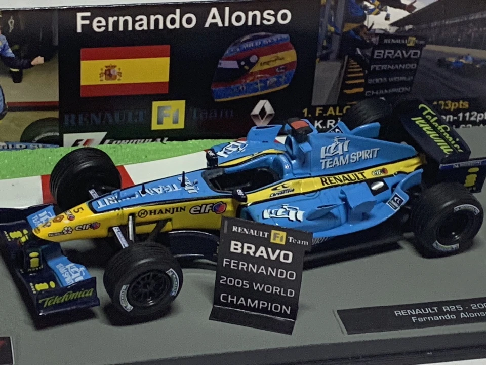 Pitboard 1:43 (Pizarra F1) / Fernando Alonso (Renault) 2005 World Champion - Imagen 3 de 4