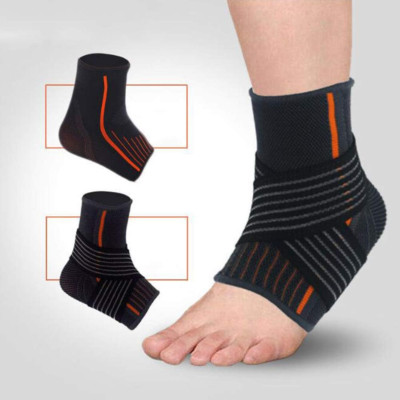 Ankle Sleeve, Adjustable Elastic Rubber Ankle Brace Guard Foot Support Sports fo