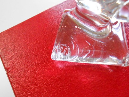 Baccarat Papillon Schmetterling Kristall Sockel Briefbeschwerer ~ klar 3,75" Figur - Bild 2 von 11