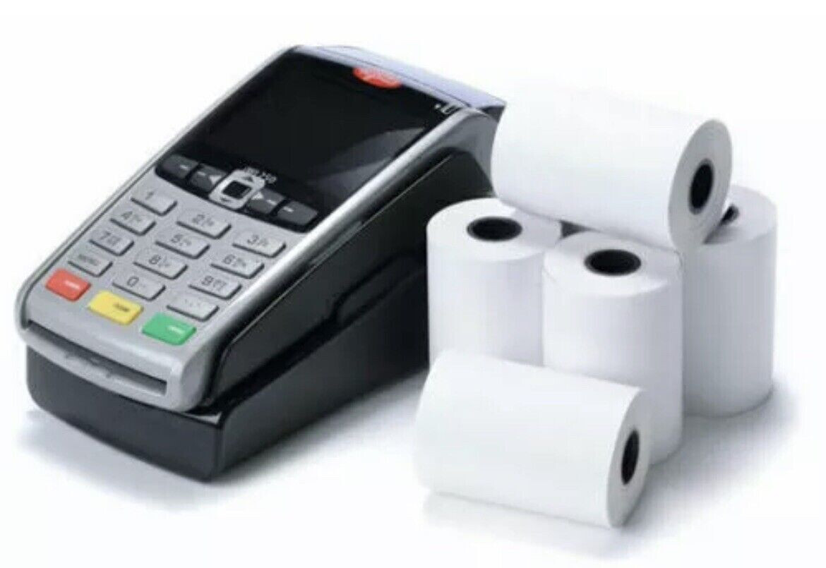 57x40 Thermal Roll PDQ Credit Card Machine Roll Receipt Roll (100 Rolls) eBay