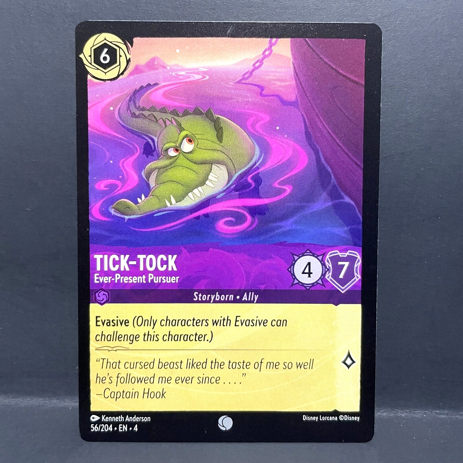 2024 DISNEY LORCANA URSULA'S RETURN TICK-TOCK 56/204 COMMON