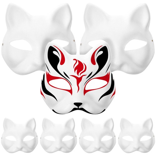 10 Pcs Blank Mask The Missing Surface Masks Costume Party eBay