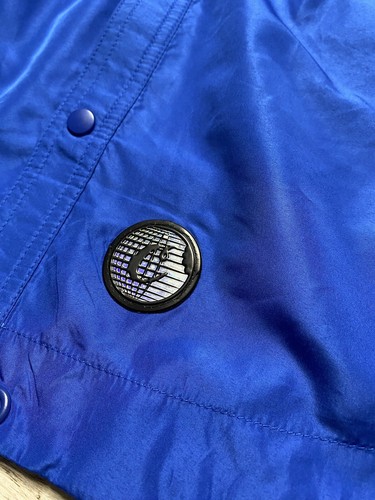 Camicia Cookies SF blu con bottoni a pressione 2XL XXL leggera tasca zip iridescente - Foto 4 di 8