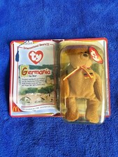 TY GERMANIA The Bear International Bears II McDonalds Teenie Beanie Babies  1999
