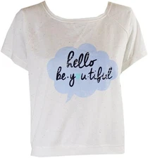 Jenni by Jennifer Moore Short-Sleeve Graphic Pajama Top, M