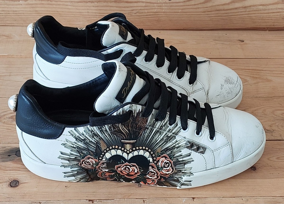 【DOLCE&GABBANA】DG Limited Portofino スニーカー DOLCE & GABBANA DG Pearl Logo Crown Print Limited Portofino