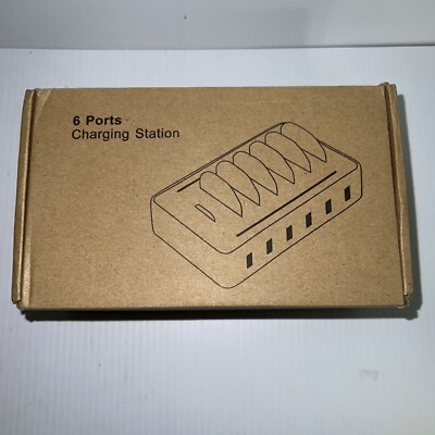 Smart usb 6 port charging station