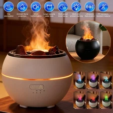 360ml Essential Oil Diffuser Volcano Fire Flame Aromatherapy Diffuser Ultrasonic