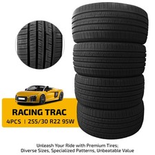 4 Tires 25530zr22 95w Racing High Performance All Season 7.4mm Tread 420aa Bsw 4 Tires 25530zr22 95w Racing High Performance All Season 7.4mm Tread 420aa Bsw