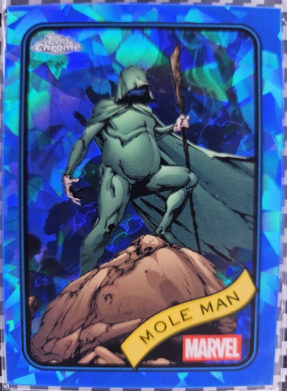 2025 Topps Chrome Sapphire Marvel Mole Man Base