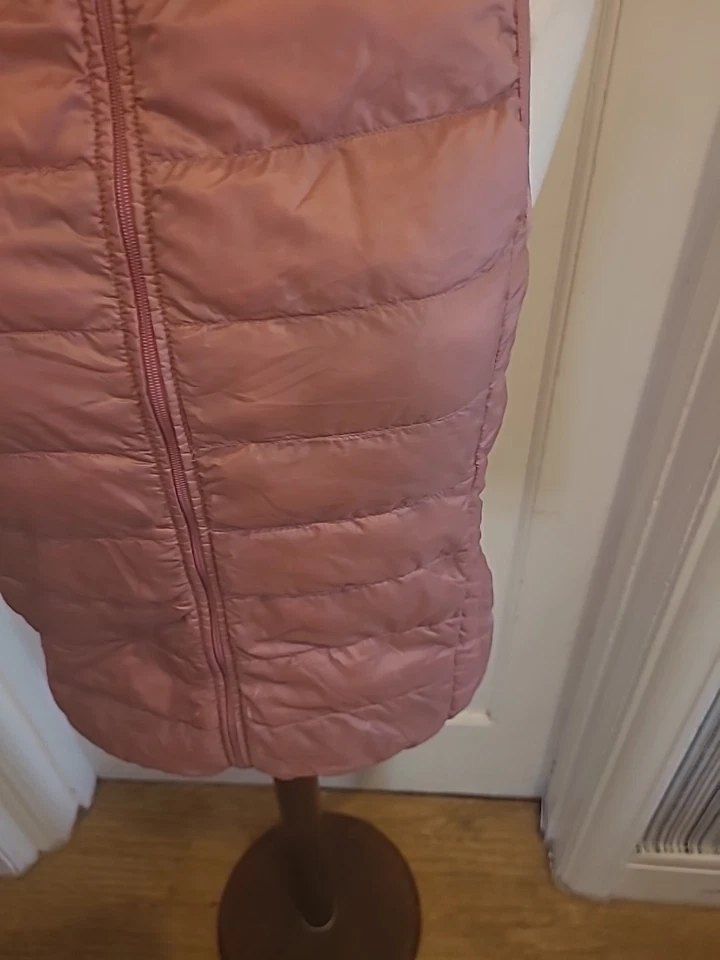 Дамы Xs розовый фиолетовый пальто без рукавов - Изображение 4 из 4