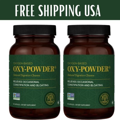 Oxy Powder Colon Cleanse & Natural Detox Pills For Constipation Relief - 120 Ct.