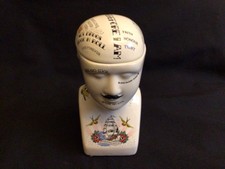 Temerity Jones - Phrenology Head Small Tattoo Storage Pot Jar - NEW NO BOX