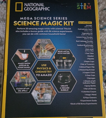 National Geographic Mega Science Series Science Magic Kit STEM Ages 8+