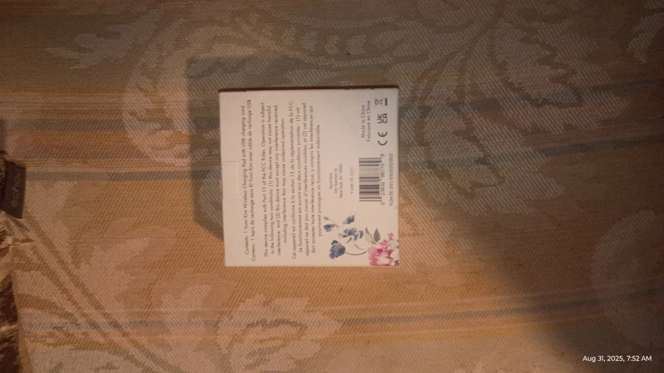 Yumi Kim Almohadilla de Carga Inalámbrica Teléfono Cable Micro USB ¡TOTALMENTE NUEVO! Foto 2 de 2