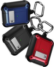 Secure Click Case Rugged Protective Cover Carabiner Clip for Airpods 3rd Gen