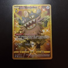 perrserker pokemon card Galarian V If any of them are heads Pokemon Card - Shining Fates