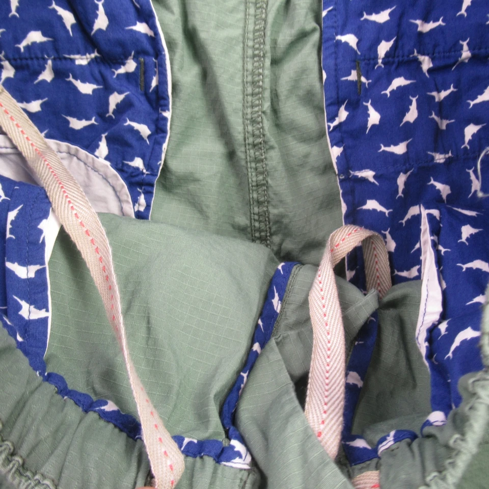 Pantalones Cortos Tommy Bahama Para Hombre Bolsillo Grande Ligeros Exterior Carga Verde Foto 3 de 4