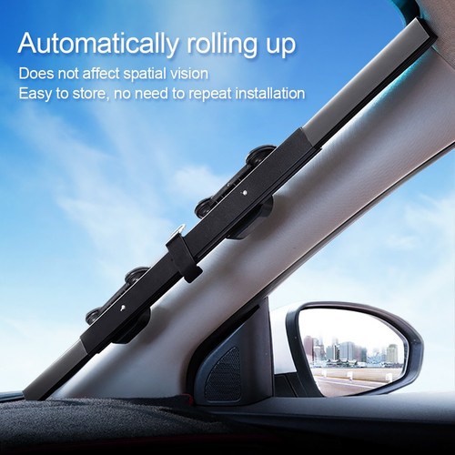 46-80CM Auto Einziehbarer Auto Sonnenschutz, UV-Schutz Wärmedämmung Einfache Installation - Bild 2 von 14