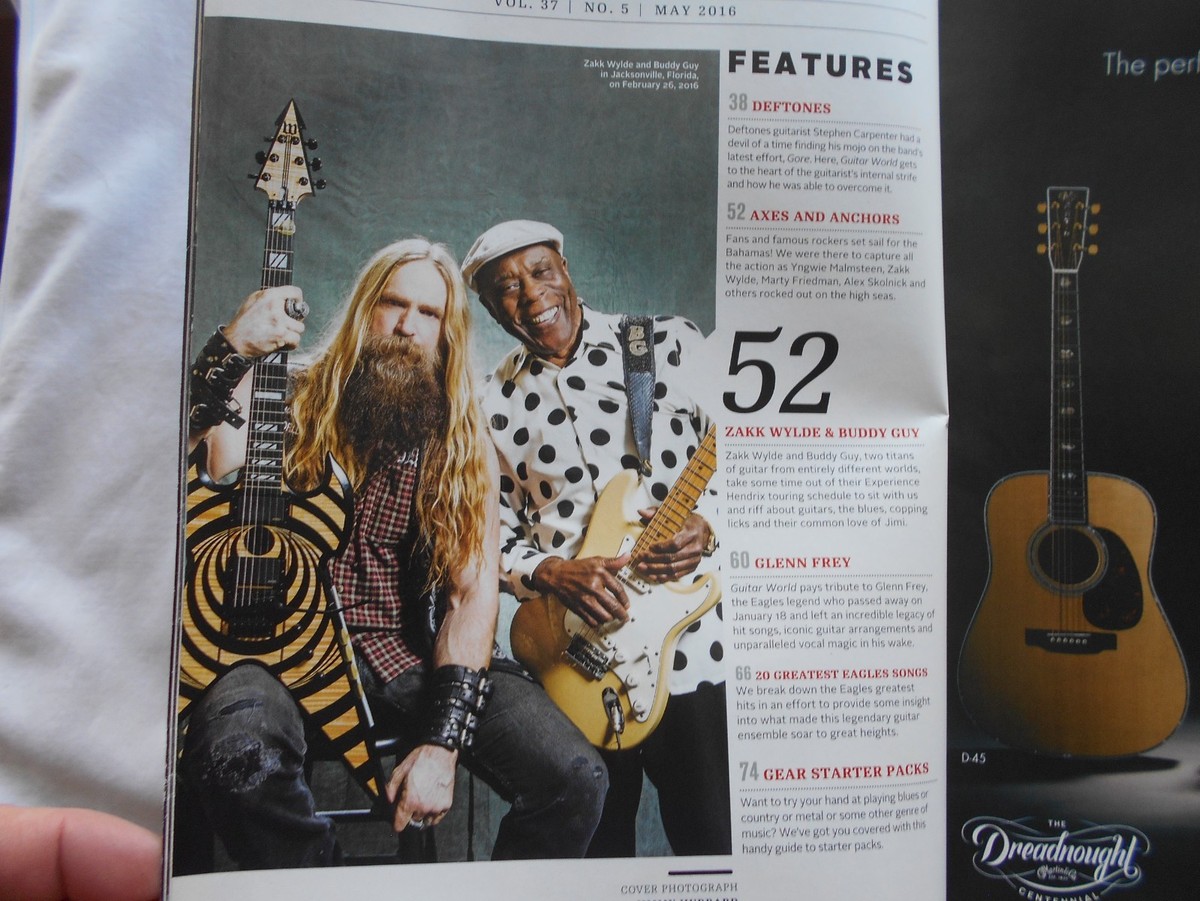 GUITAR WORLD Magazine-MAY,2016 ZAKK WYLDE | eBay