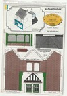 ALPHAGRAPHIX OO Gauge Victorian Terraced Shop F207 Precision Card Kit sealed