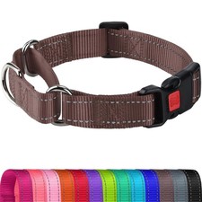 Joytale Martingale Collar for Dogs, Escape Proof No Pull, Brown, M M, Brown