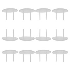 12 Pcs Baby Proofing Plug Covers Anti-electric Shock Socket Prong