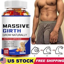 Male Enhancement Gummies Booster  Thicker Last Longer Stronger Bigger 60 Gummy