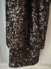 Cable & Gauge Womens Gold Sequin Stretch Pants Size M Sparkle Metallic Pull On — photo 3