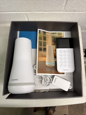 #ad #ad Simply Safe Security System Base Unit with AC Adapter and Keypad $65.00