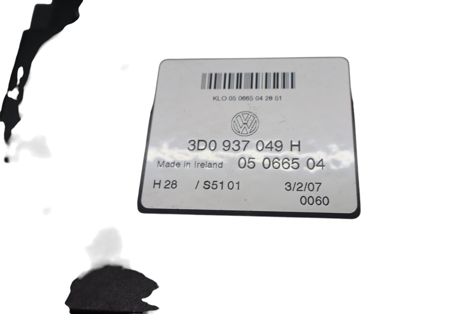 03-13 Bentley Continental GTC Onboard Supply Control Module Unit 3D0937049 Oem
