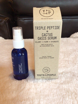 Youth To The People - Triple Peptide + Cactus Oasis Facial Serum - 1 oz / 30 ml