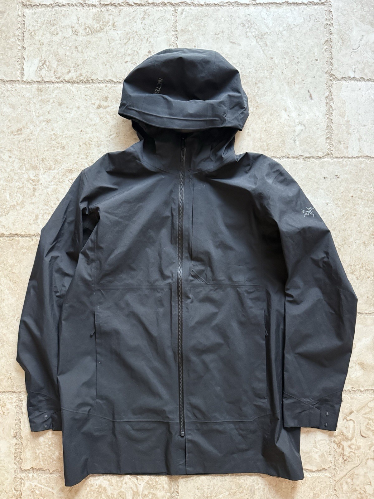 ARC'TERYX Cappotto Arcteryx Sawyer Gore Tex Uomo Taglia X Large Nero OTTIME CONDIZIONI