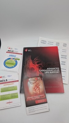 ACLS Provider Manual (2020 AHA Guidelines) WITH TABS AND PAMPHLETS