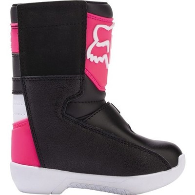 Fox Racing Comp Pee Wee Boots, Black/Pink/White | eBay