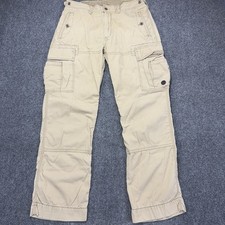 Vintage Polo Ralph Lauren Military Cargo Pants Mens 34x32 Beige Trousers Combat