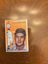1954 Topps #106 Dick Kokos  VGNo Creases Baltimore Orioles