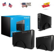 NexStar TX 3.5" USB 3.0 Hard Drive Enclosure NST-328S3-BK ,Black