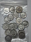 Roosevelt Dimes 90% Silver Circulated Lot Of 20