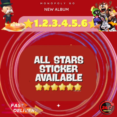 MONO.POLY.GO - STICKER  & Golden Blitz     1.2.3.4.5.6        24/7  