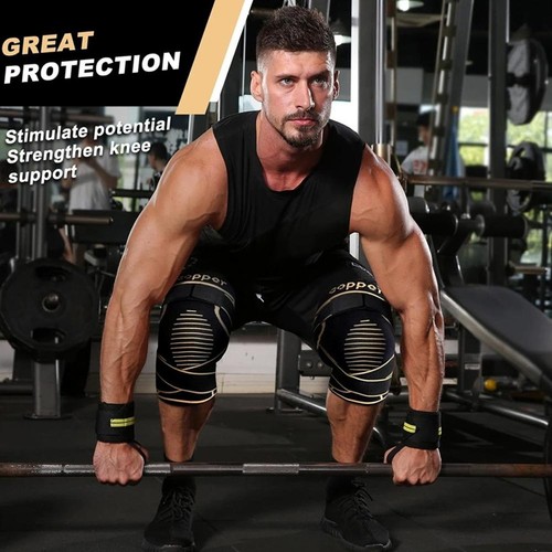 Sportowe nakolanniki, koszykówka turystyczna, pasek dociskowy partia W2 - Zdjęcie 5 z 14