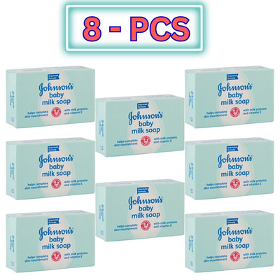 Johnson's Baby Milk Soap 75g Gentle Cleansing Bar Daily Baby Skin Care