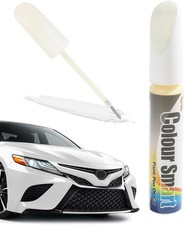 Touch Up Paint Pen for Scratch Repair, White Color: White